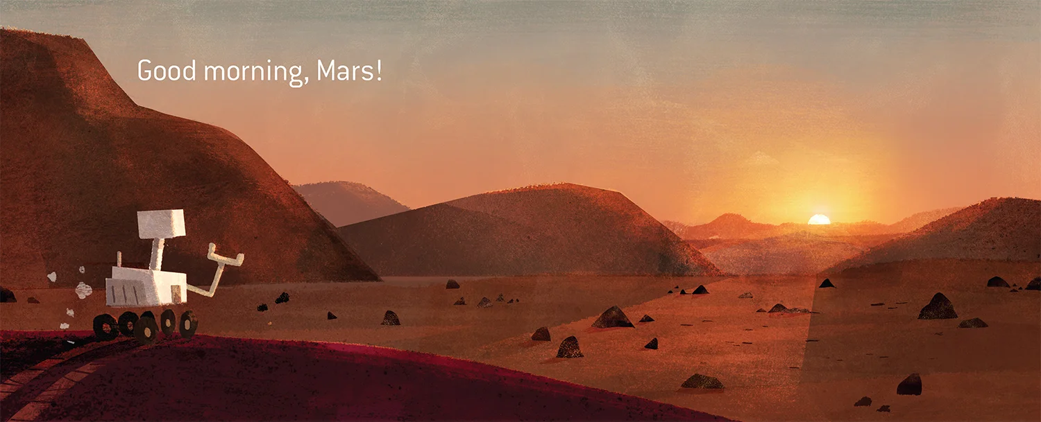 Birthday on Mars - Spread