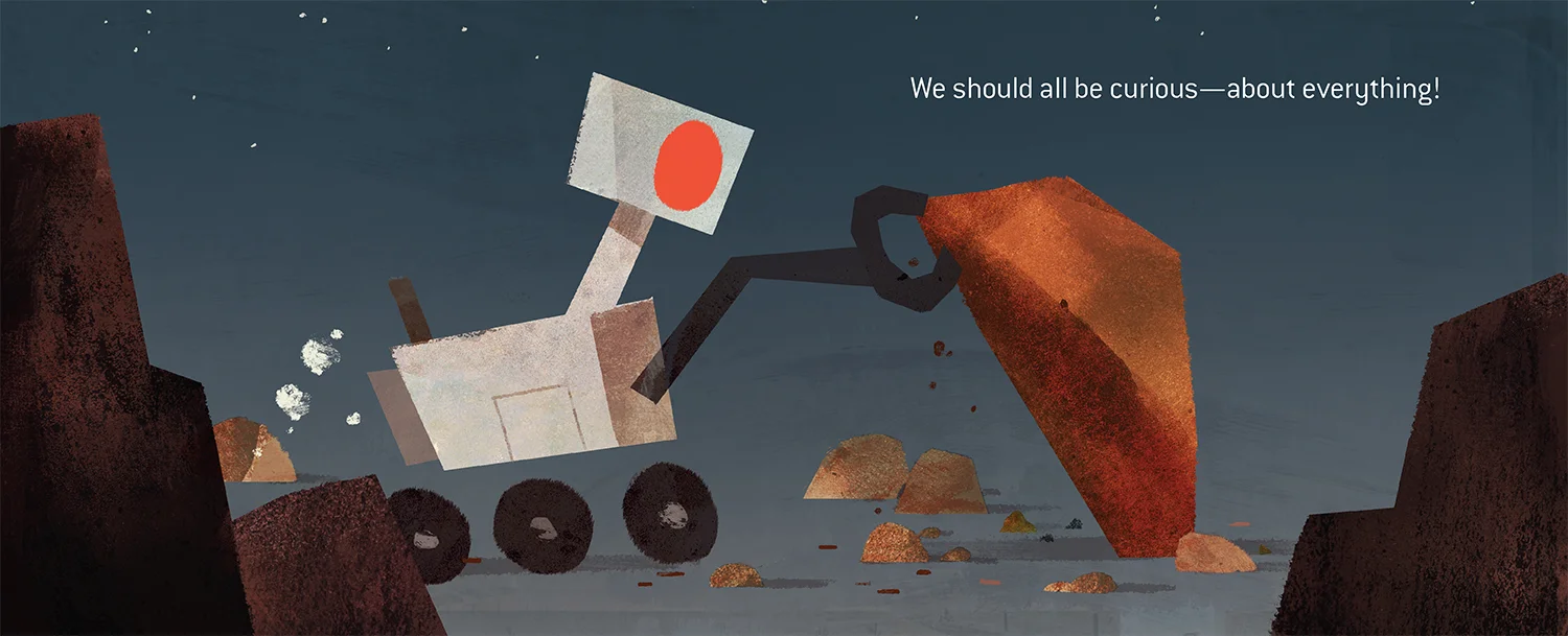 Birthday on Mars - Spread