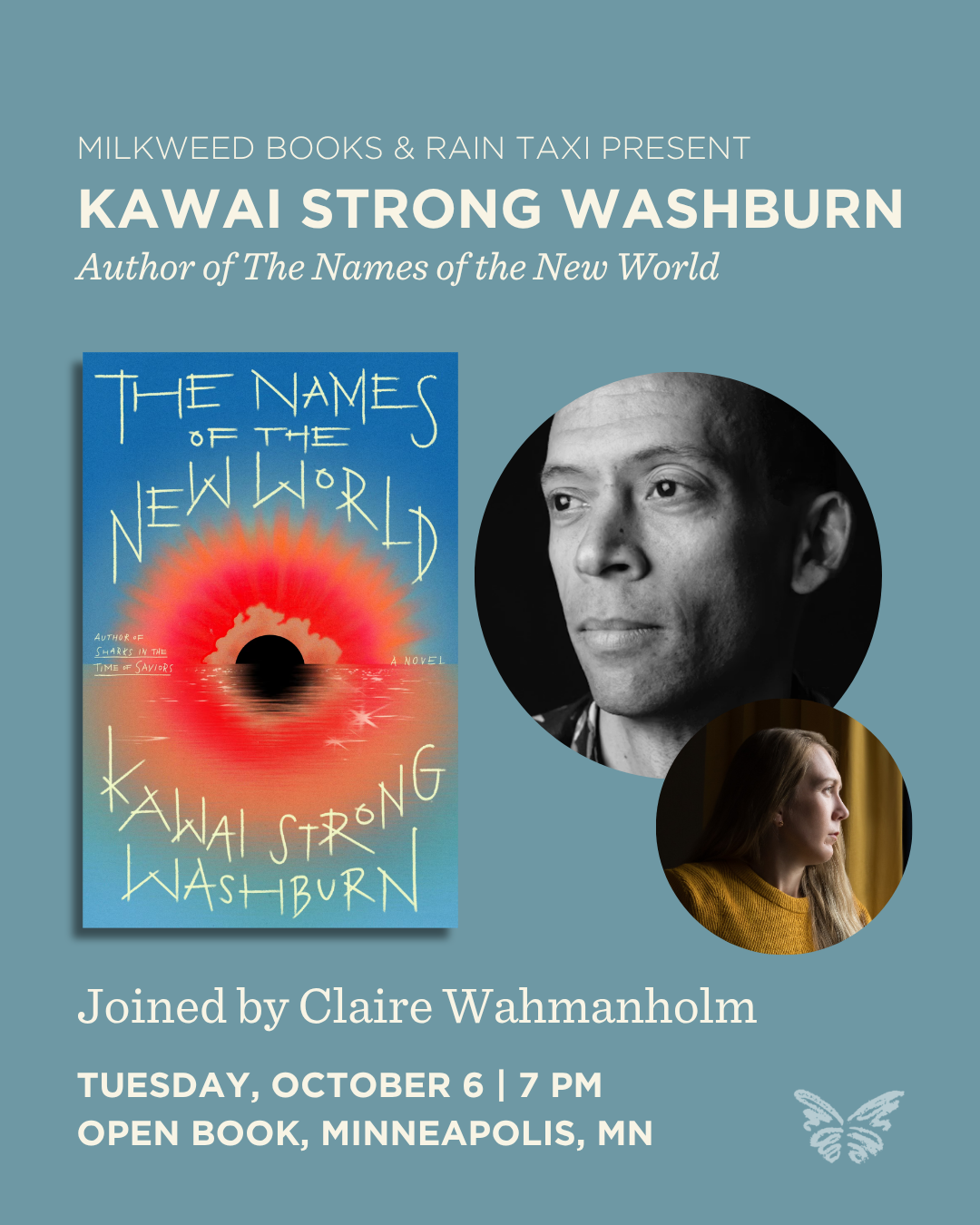 Book Launch: Names of the New World, with Claire Wahmanholm