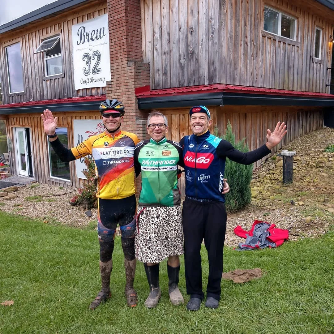 We are on the podium at almost every race we attend representing the brands that support us. Our members race cross country and enduro mountain bikes, off-road triathlon, and cyclocross.