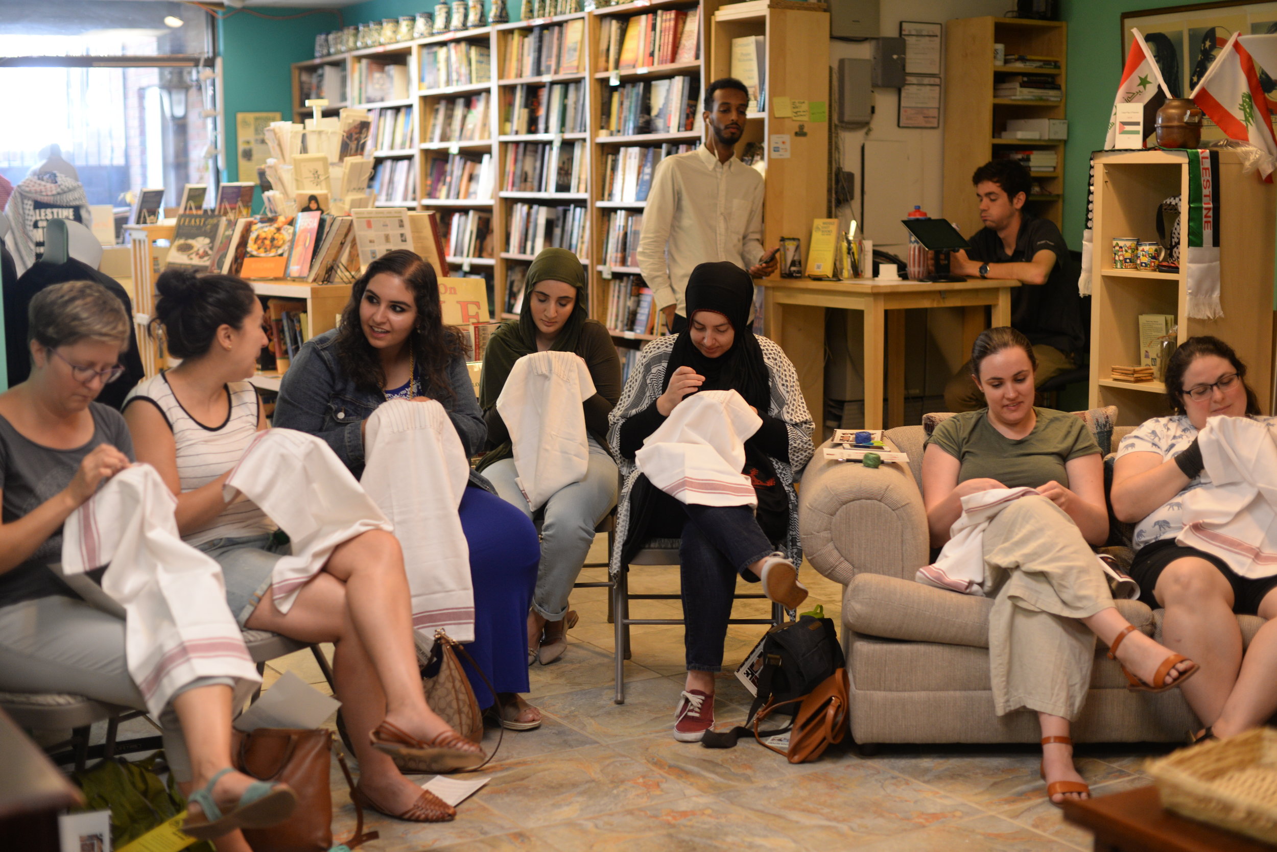  DC Book Launch at Middle East Books and More  Print Edition  Washington, DC  July 2018  Photograph by AnaMichele Babyak 