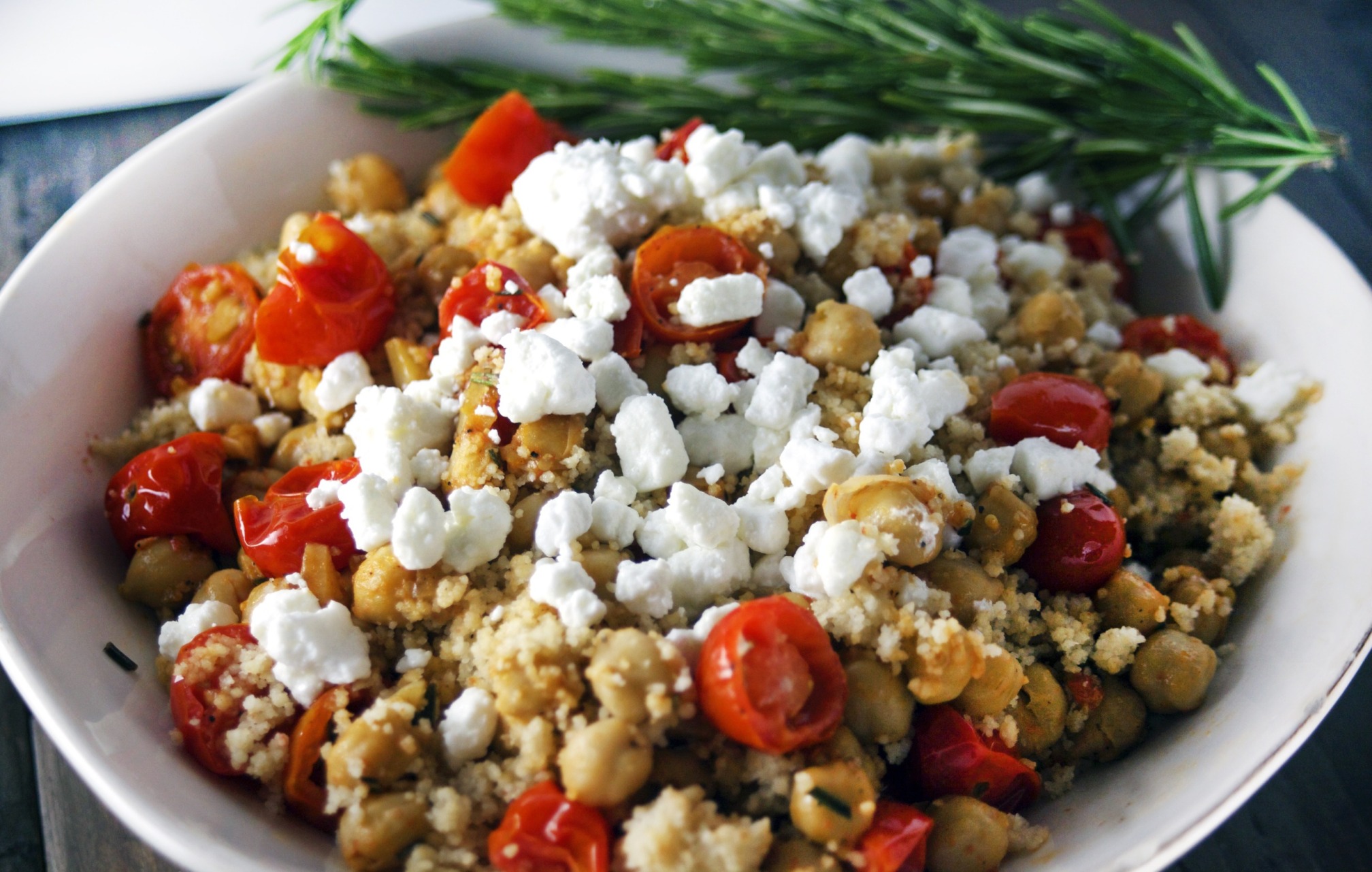 Chickpea Tomato Cous Cous