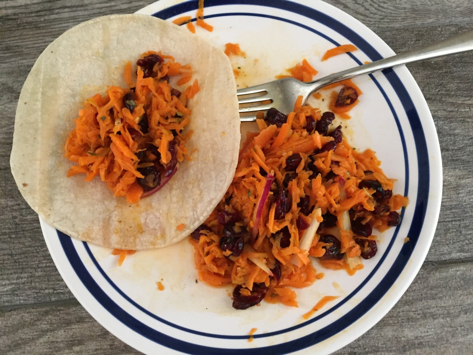 carrot and craisin salad prep2 dishitgirl.jpg