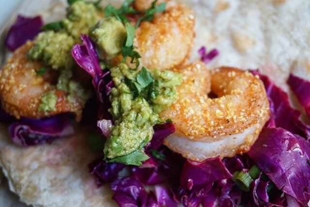 ~|food|~ I set out I make crispy shrimp tacos for @the_quarantine_collective and ended up on kitchen journey. I gave into making flour tortillas from scratch, yes!!! And pulling together some sweet and spicy cabbage slaw from a little wedge I had lef