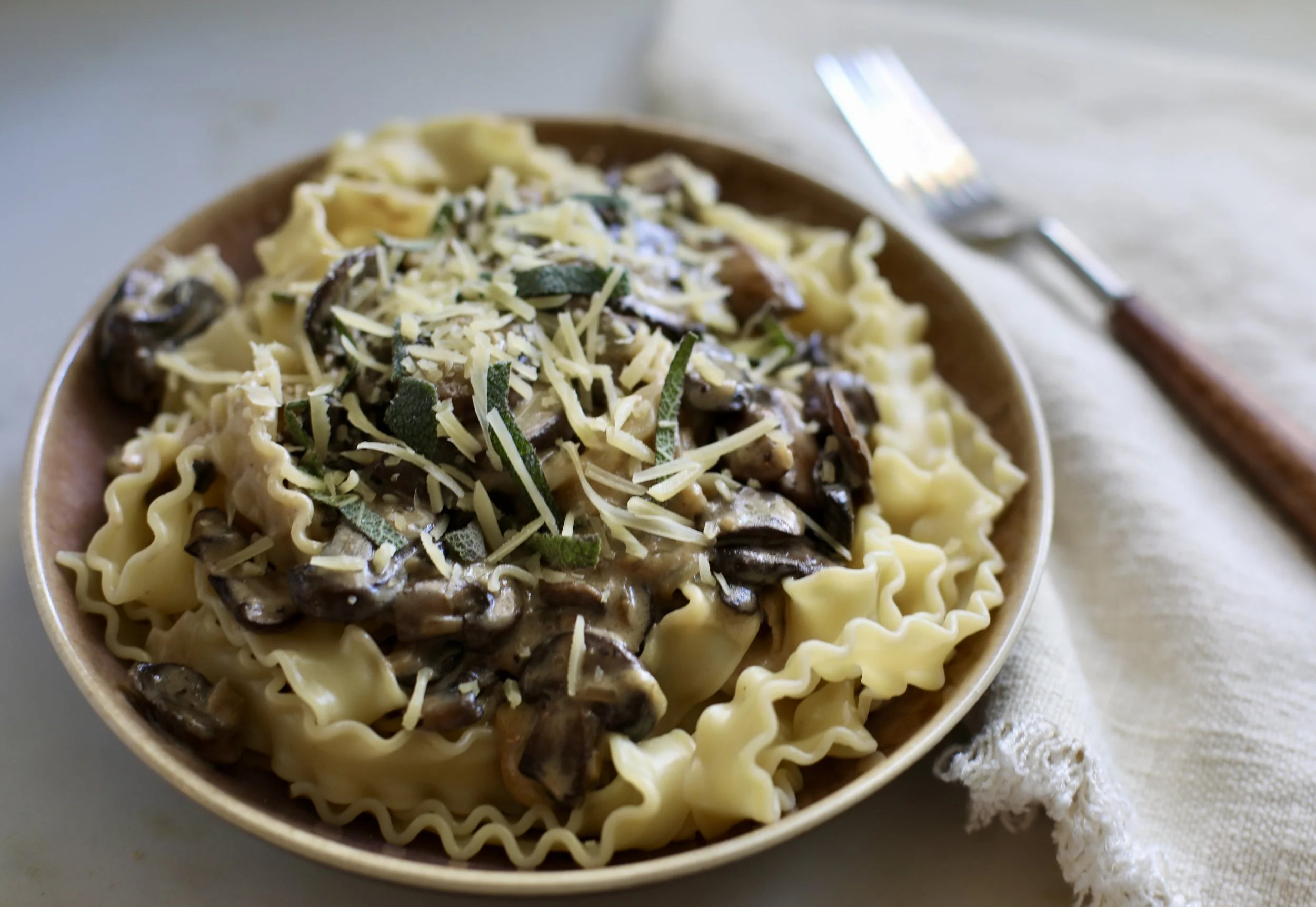 Creamy Mushroom Pasta 