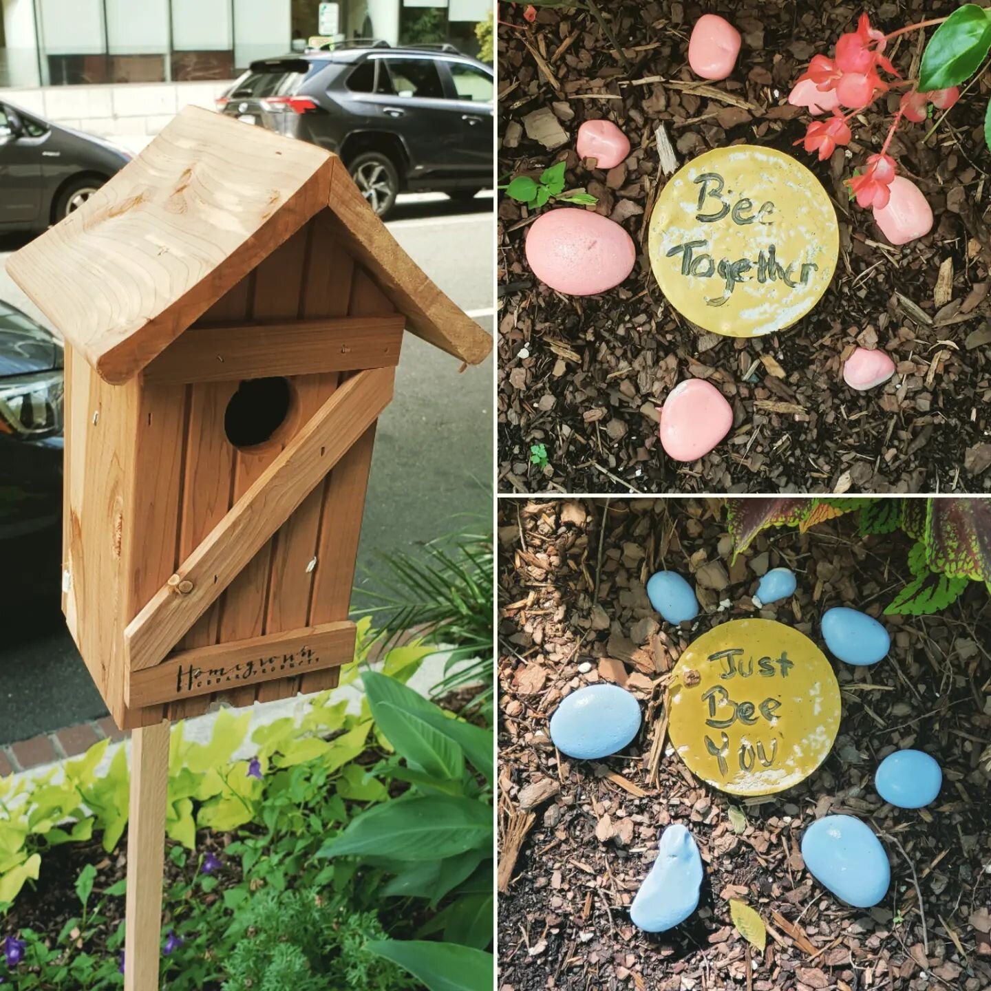 It made me bee-yond happy to see these bee houses on my walk through DC this morning 🥰🐝

#savethebees #beehappy🐝