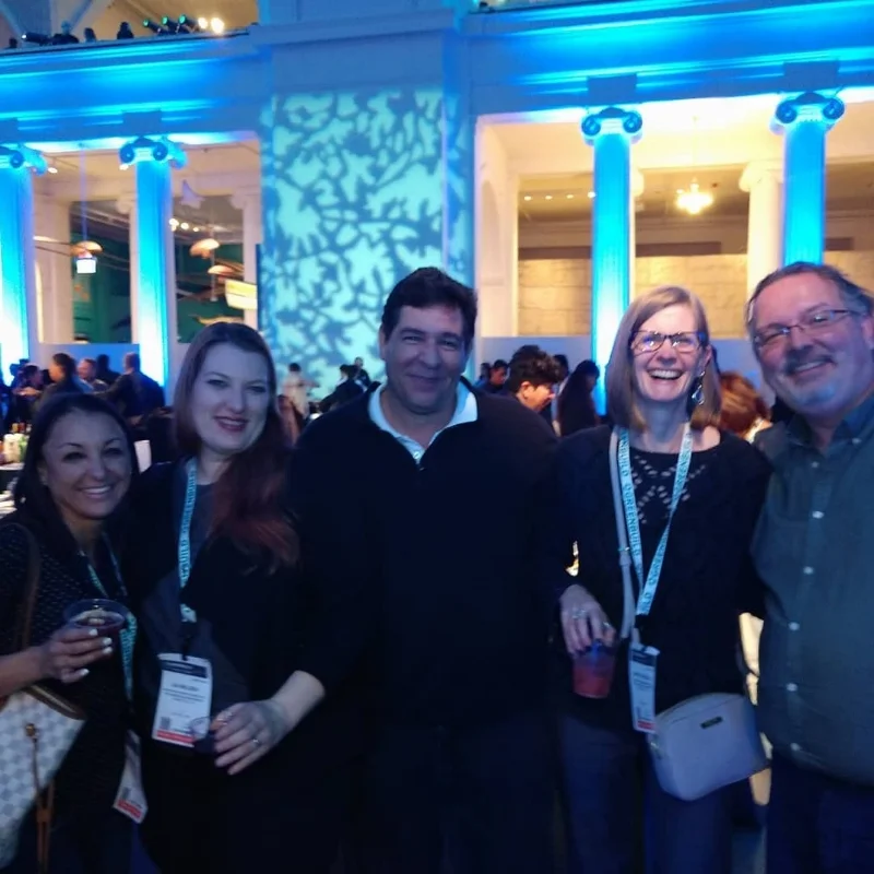 Enjoying the Greenbuild reception with colleagues at Chicago’s Field Museum