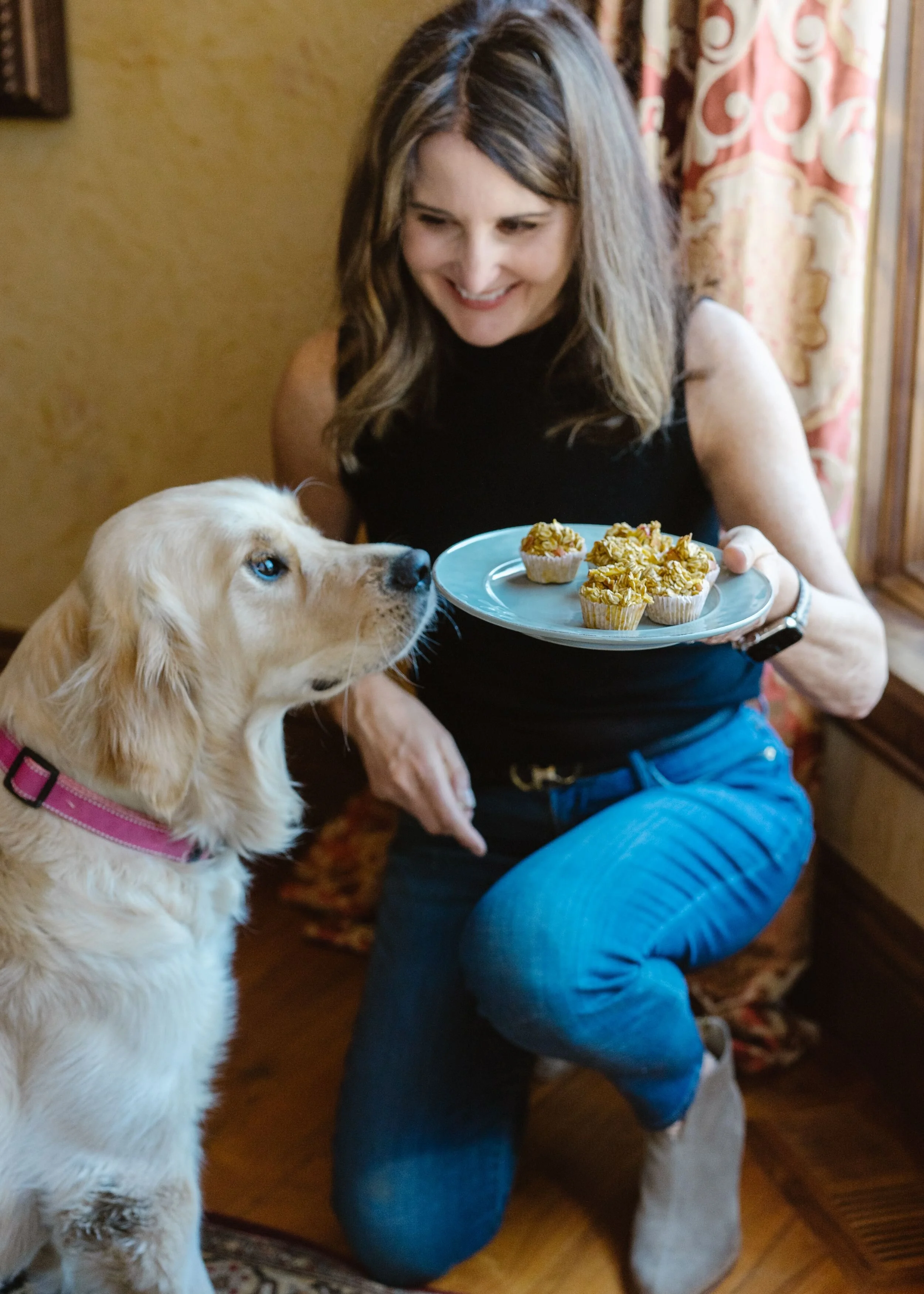 Easy Apple Oat Dog Muffins