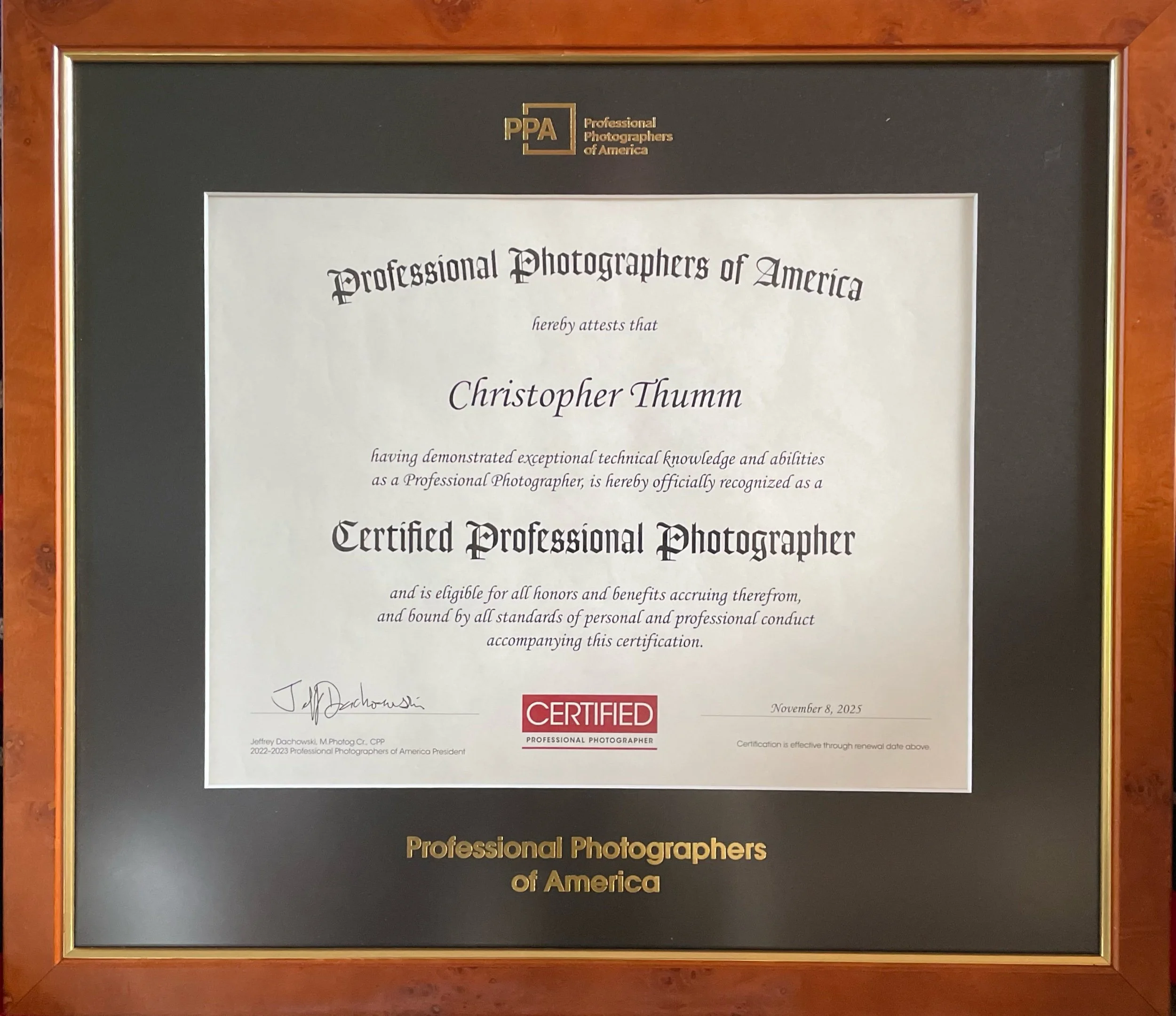 What Is a Certified Professional Photographer and Why Does it Matter?