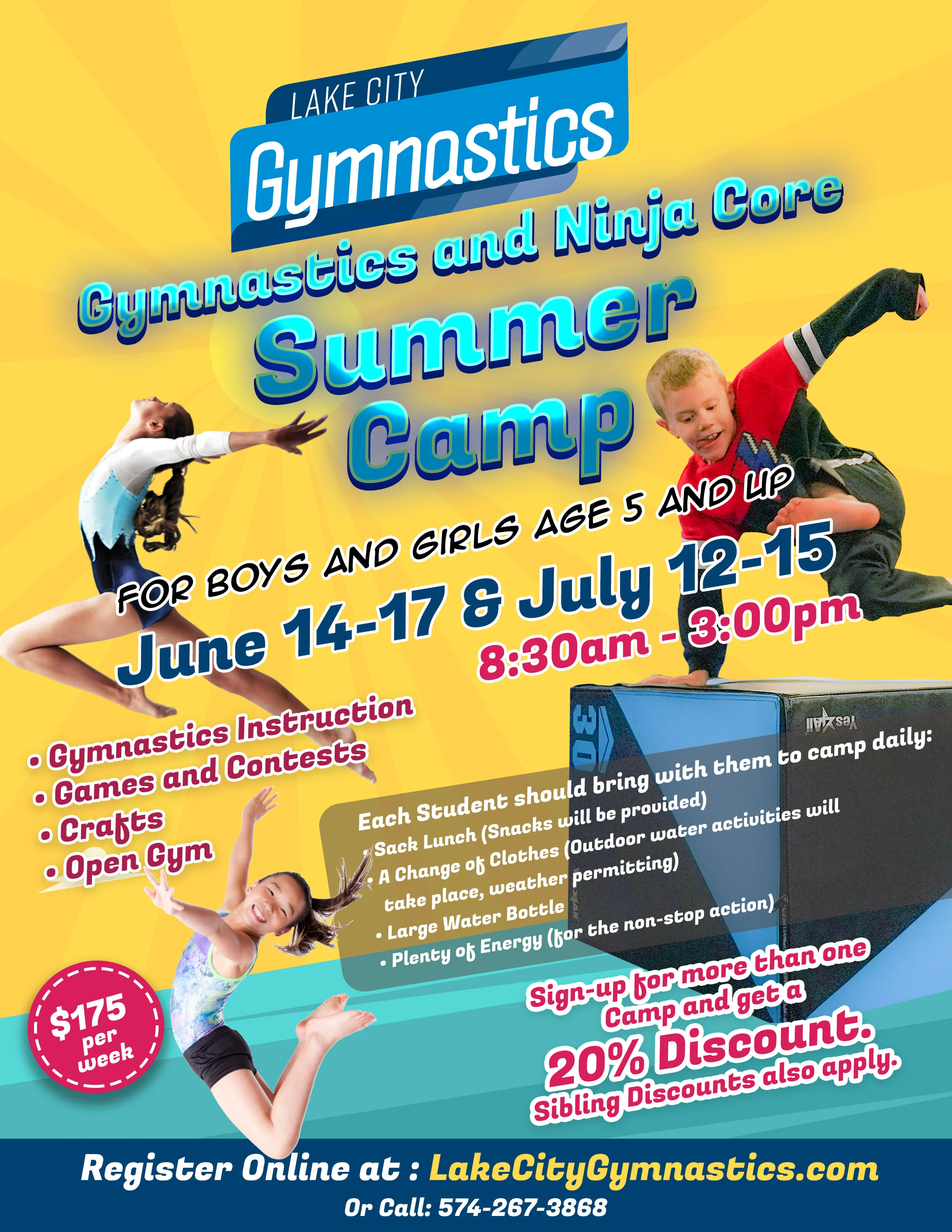Summer Camps Lake City Gymnastics