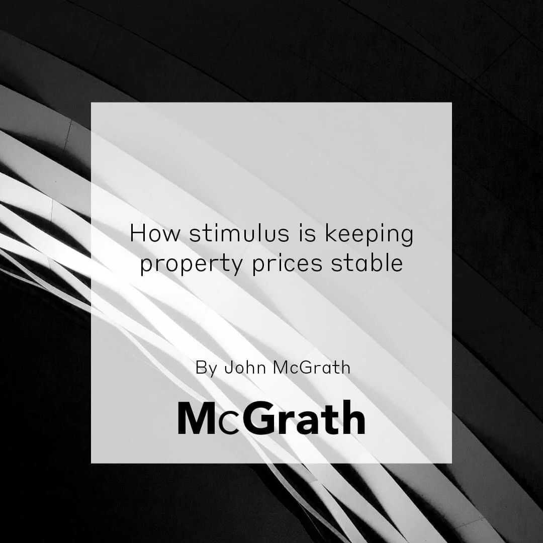 How stimulus is keeping property prices stable