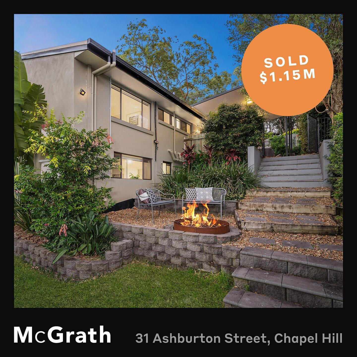 J U S T  S O L D 
31 Ashburton Street, Chapel Hill

A great result secured for this beautiful family home in just a few days, following multiple offers. A new street, and precinct record for this deserving property, following fierce competition.

Con
