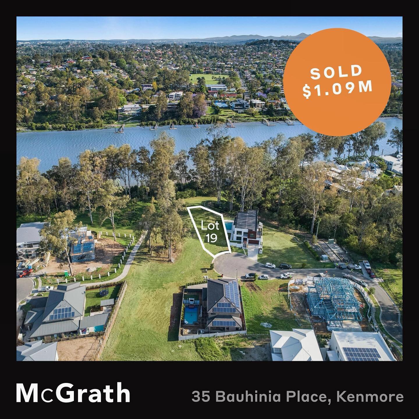 KENMORE LAND RECORD PRICE!

J U S T  S O L D
35 Bauhinia Place, Kenmore

Super excited to announce the details of our latest sale in Kenmore, with multiple offers and hot competition, this vacant 765sqm river side parcel of land has set a new bench m
