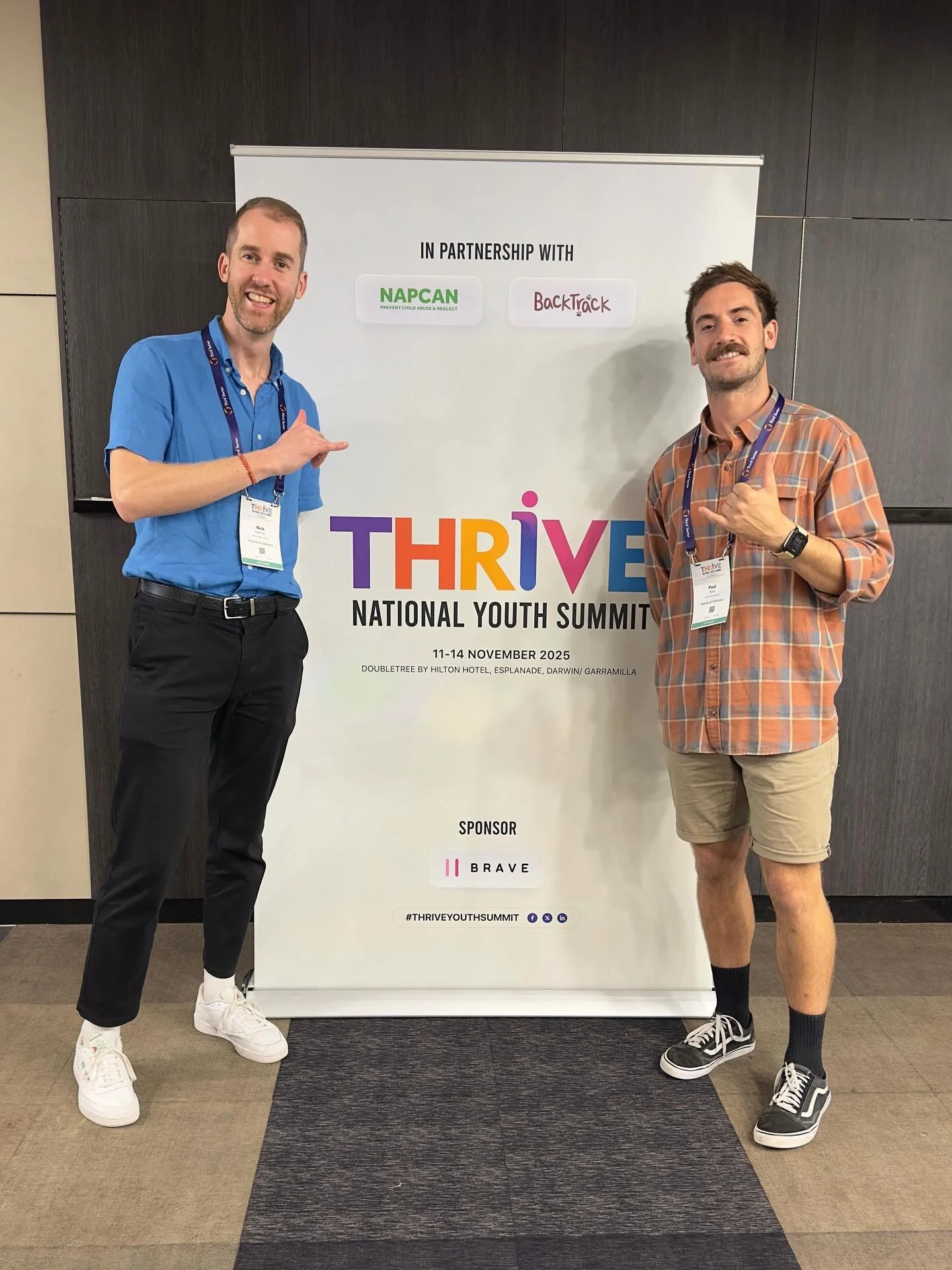 Our mental health facilitators Nick (Melbourne) and Paul (QLD) represented WOW at the Thrive National Youth Summit in Darwin by @thirdsectorau last week! 

Sharing how our 8-week Surf Therapy Program supports disengaged young people through a practic