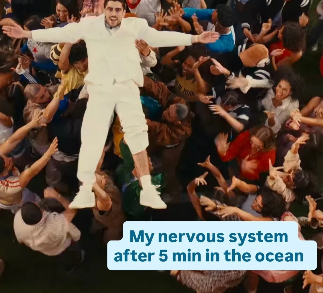 We had to jump on this trend&hellip; obviously 🌊🐰

#surftherapy #surfmemes #badbunny #badbunnysuperbowl #superbowl2026