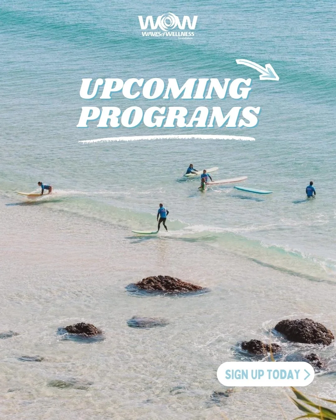 We&rsquo;re rolling out our next round of free 8-week Surf Therapy programs for Veterans &amp; Open Adults this April.

Think saltwater, good people, and a space to reset and connect- no surf experience needed.

This is your time to slow down, connec