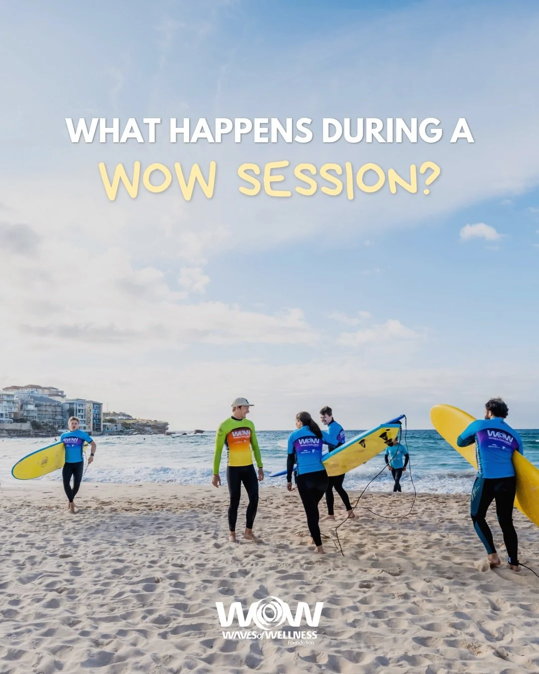 Ever wondered what happens in a WOW session? 🏄&zwj;♂️ Swipe to see what a session looks like from start to finish. ➡️

#foundationwow #surftherapy #grouptherapy #oceanhealing #australia