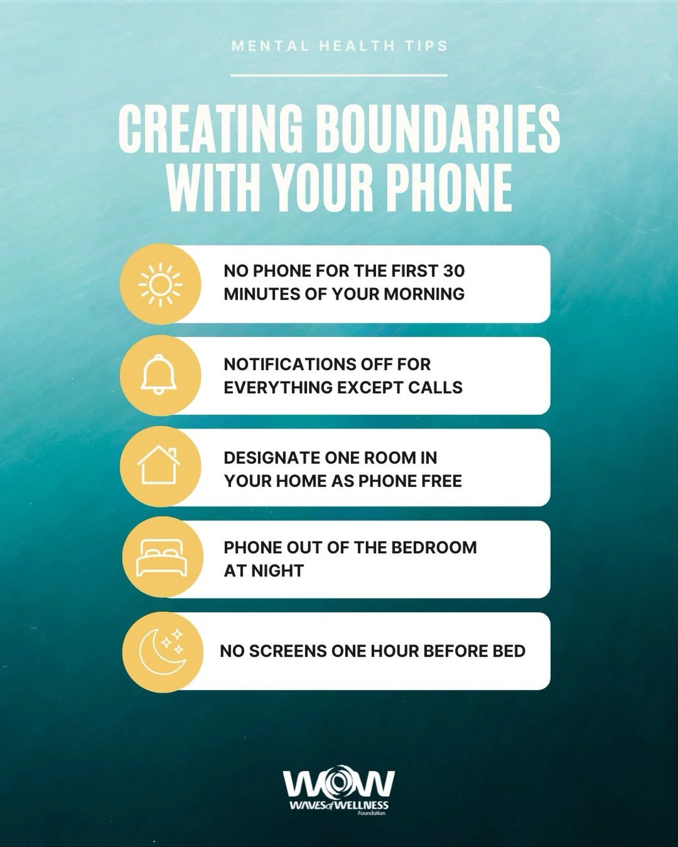 Your nervous system was never designed for constant connectivity. 🌊

Every notification your phone sends activates a small stress response in your body. Over time, that adds up - disrupted sleep, scattered focus, low mood, and a baseline level of an