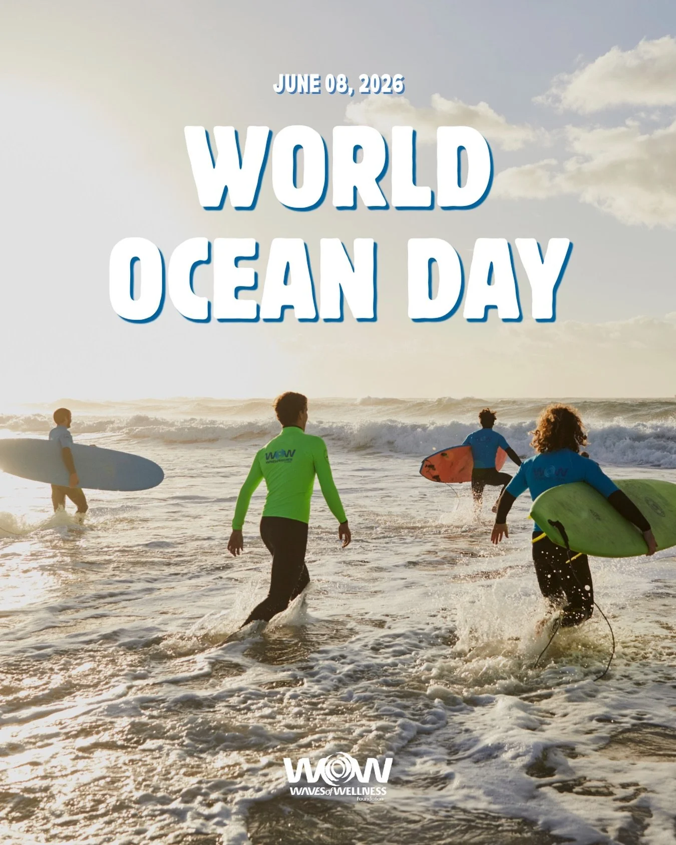 Today is World Ocean Day! 🌊

At WOW, we see firsthand how time in and around the ocean can support mental health, build confidence, strengthen social connection, and create moments of healing.

This World Ocean Day, we&rsquo;re celebrating the incre