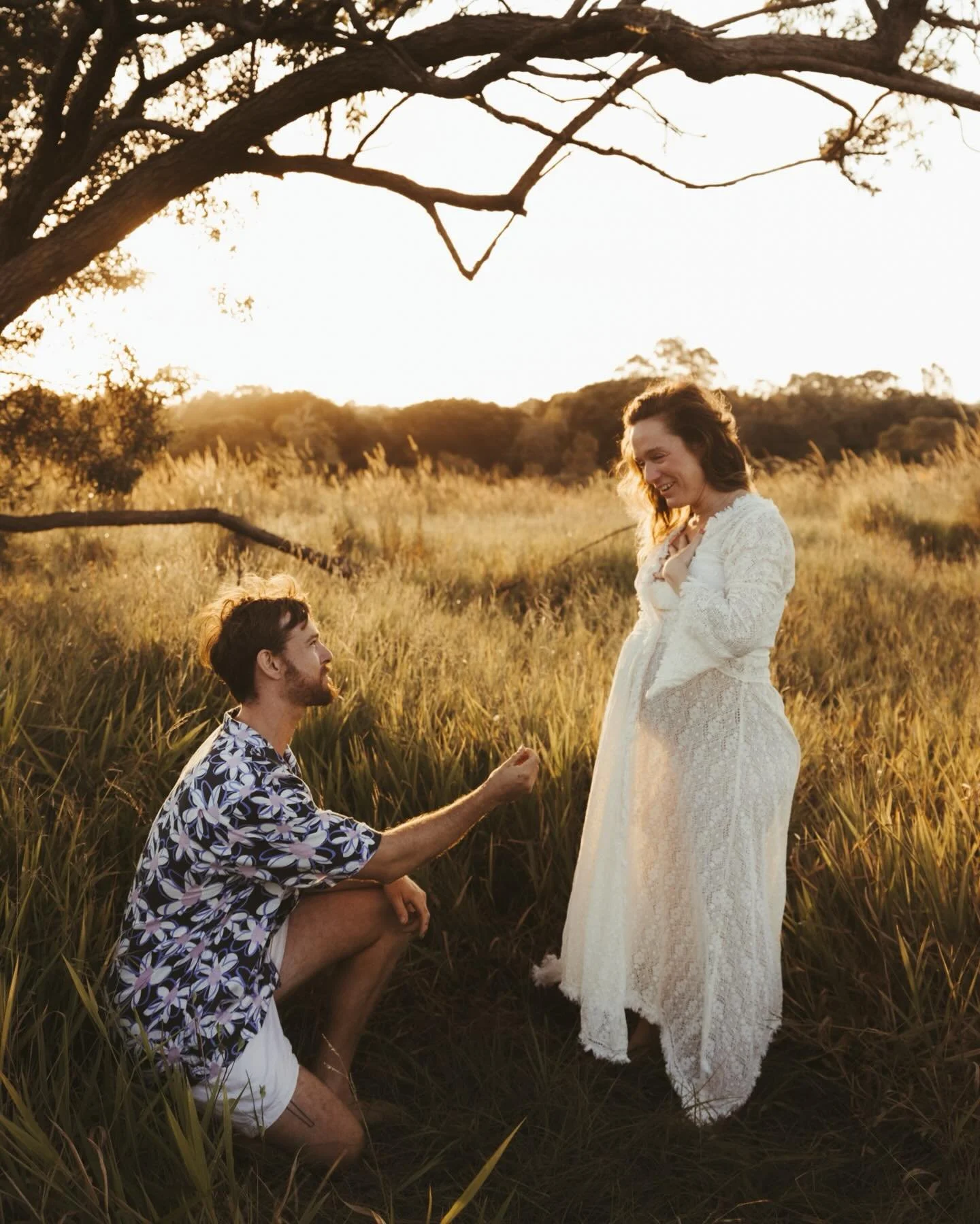 She said yes!! 💍 🥰 What started as a maternity session turned into one of the most unforgettable moments of their story&hellip; and I had the absolute honour of capturing it. 

#engaged #shesaidyes #brisbanephotographer #brisbanematernityphotograph
