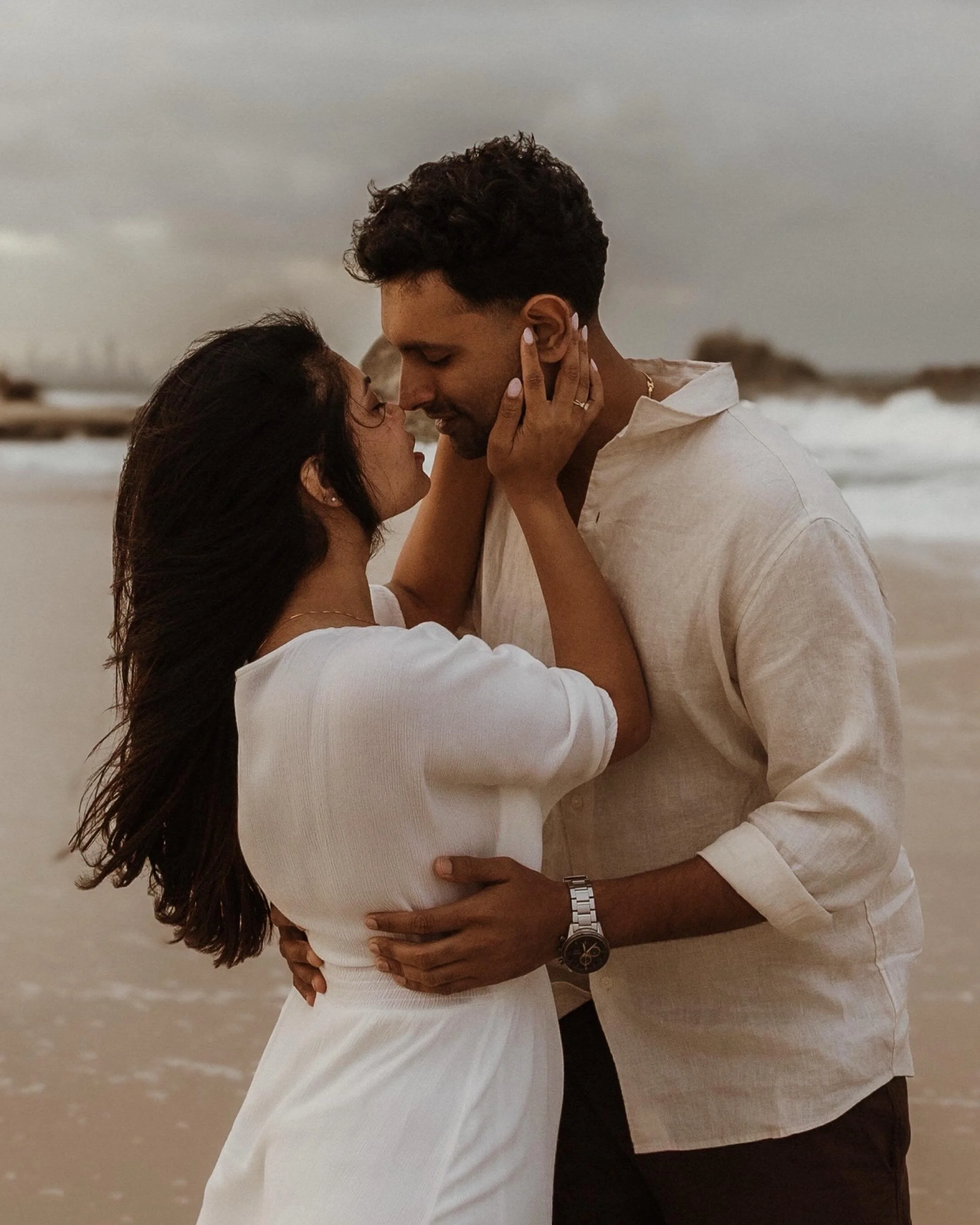 Two people, deeply in love, stepping into forever together.. 
This session was about their connection and the story they&rsquo;re building. It was such a pleasure capturing their love story 😍

Love stories | Couples &amp; Engagement photographer Bri