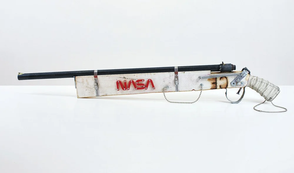Shotgun, 12 Gauge, Breech-Loading, Handmade, Space Program, 2007 Courtesy Gagosian Gallery, photo by Joshua White