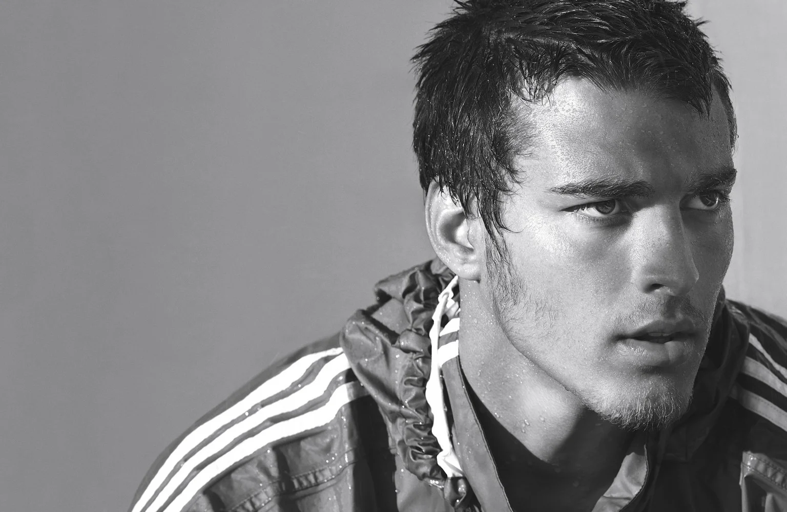 Nylon track jacket ADIDAS