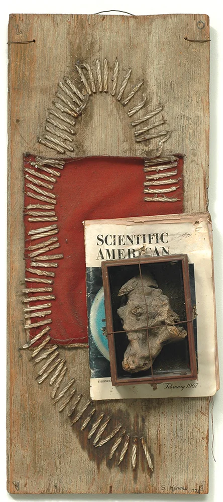 George Herms The Scientific American, 1973 Mixed Media