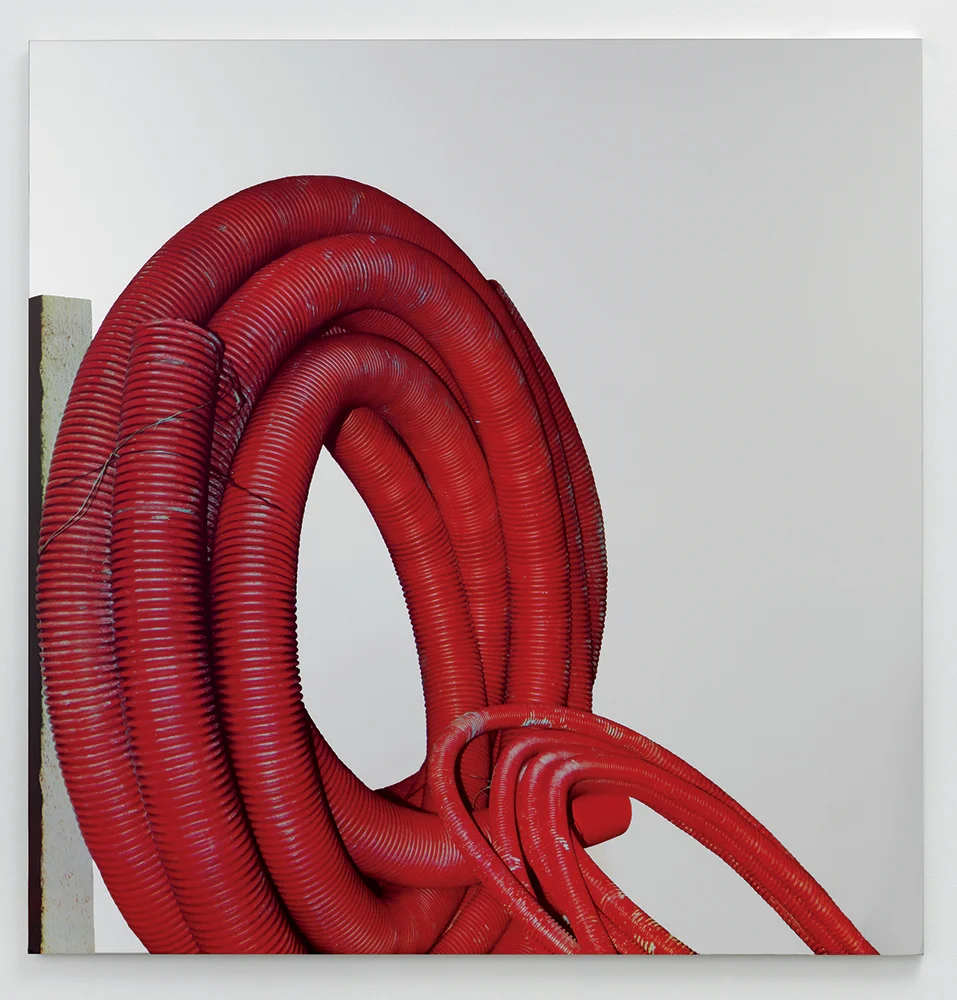 Passacavi, 2008-2011 Silkscreen on polished super mirror stainless steel 59 x 59 in. (150 x 150 cm)