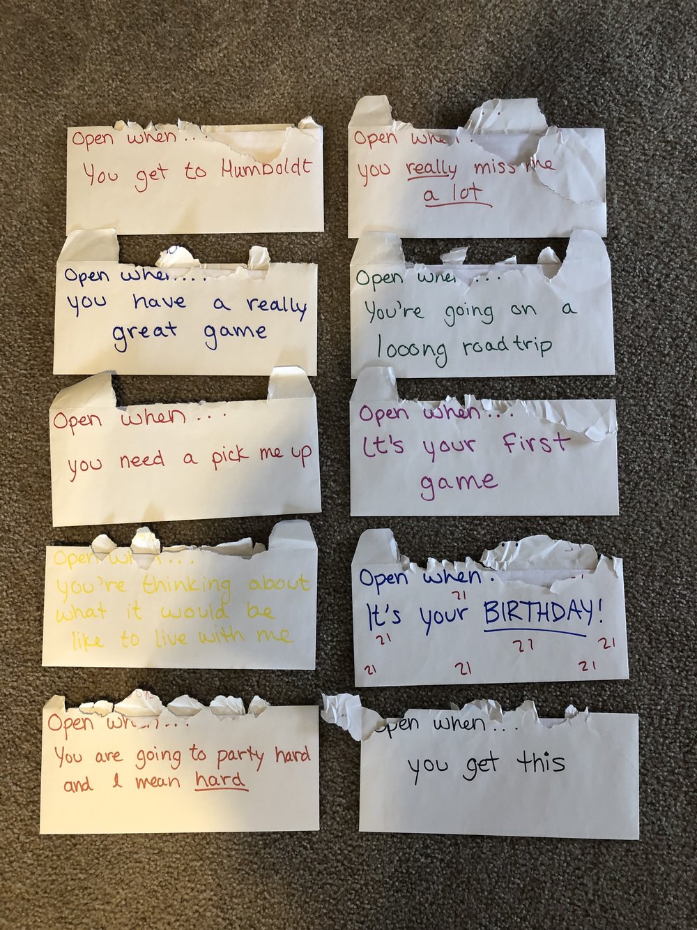 photo Open When You Miss Me Letter Example open when letters a lazy girl s