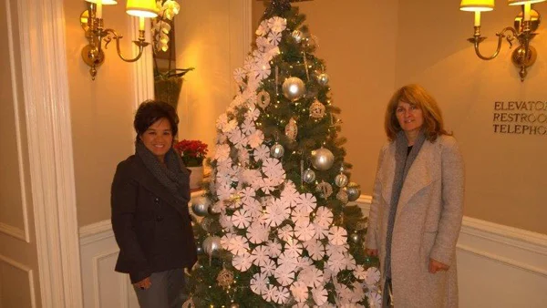 {ANNETTE MCLEAN & CAROLINE ROUSSY WITH THE FINAL RESULT!}