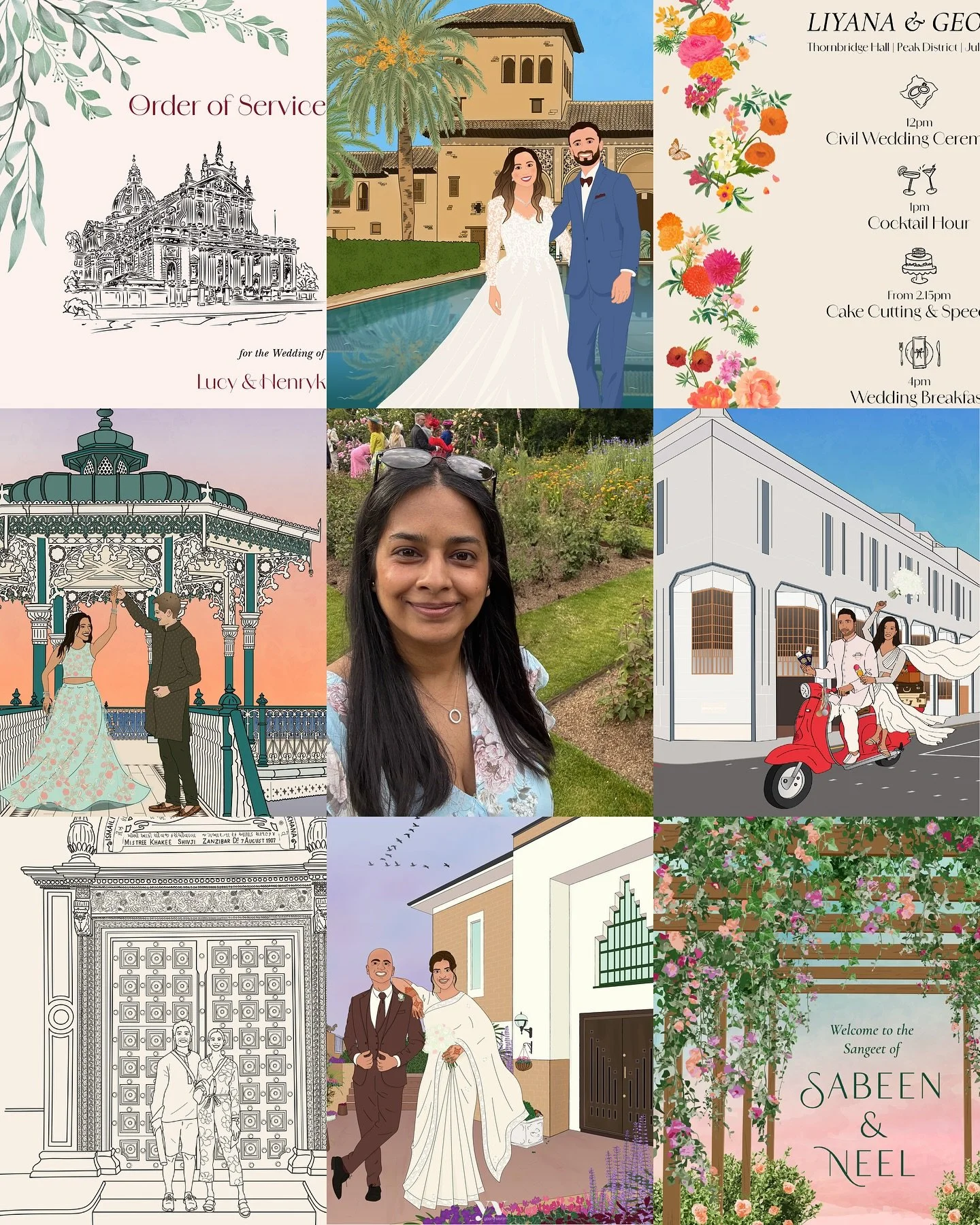 Ok, #artvsartist2025, from the Cotswolds to Puglia, this year has been wildly incredible, creating bespoke wedding illustrations for couples 🎊 I am so grateful for all the wonderful newlyweds who have reached out to me and given me free rein to crea
