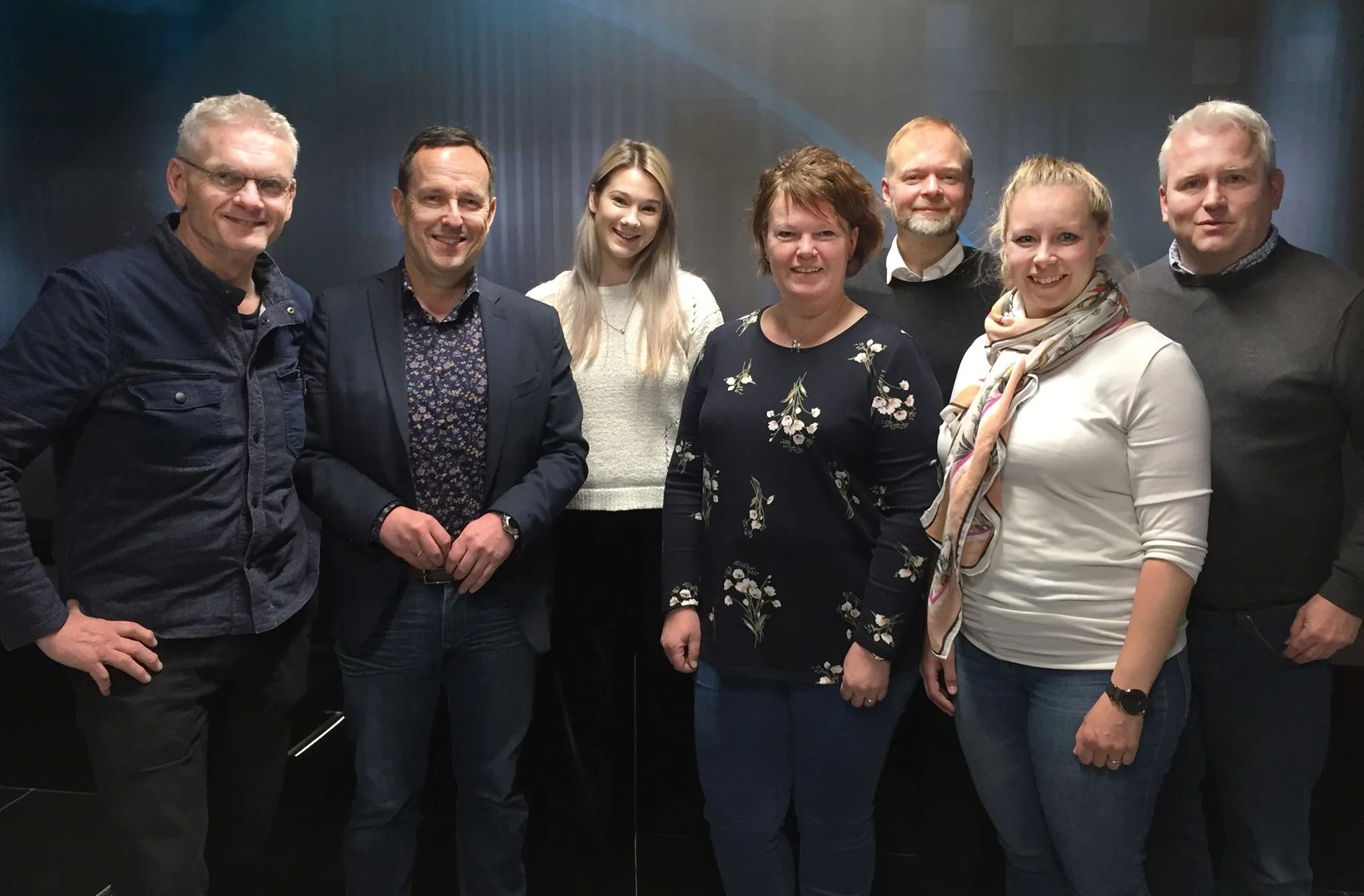 Styret i Norske Sportsjournalisters Forbund for 2018/2019.