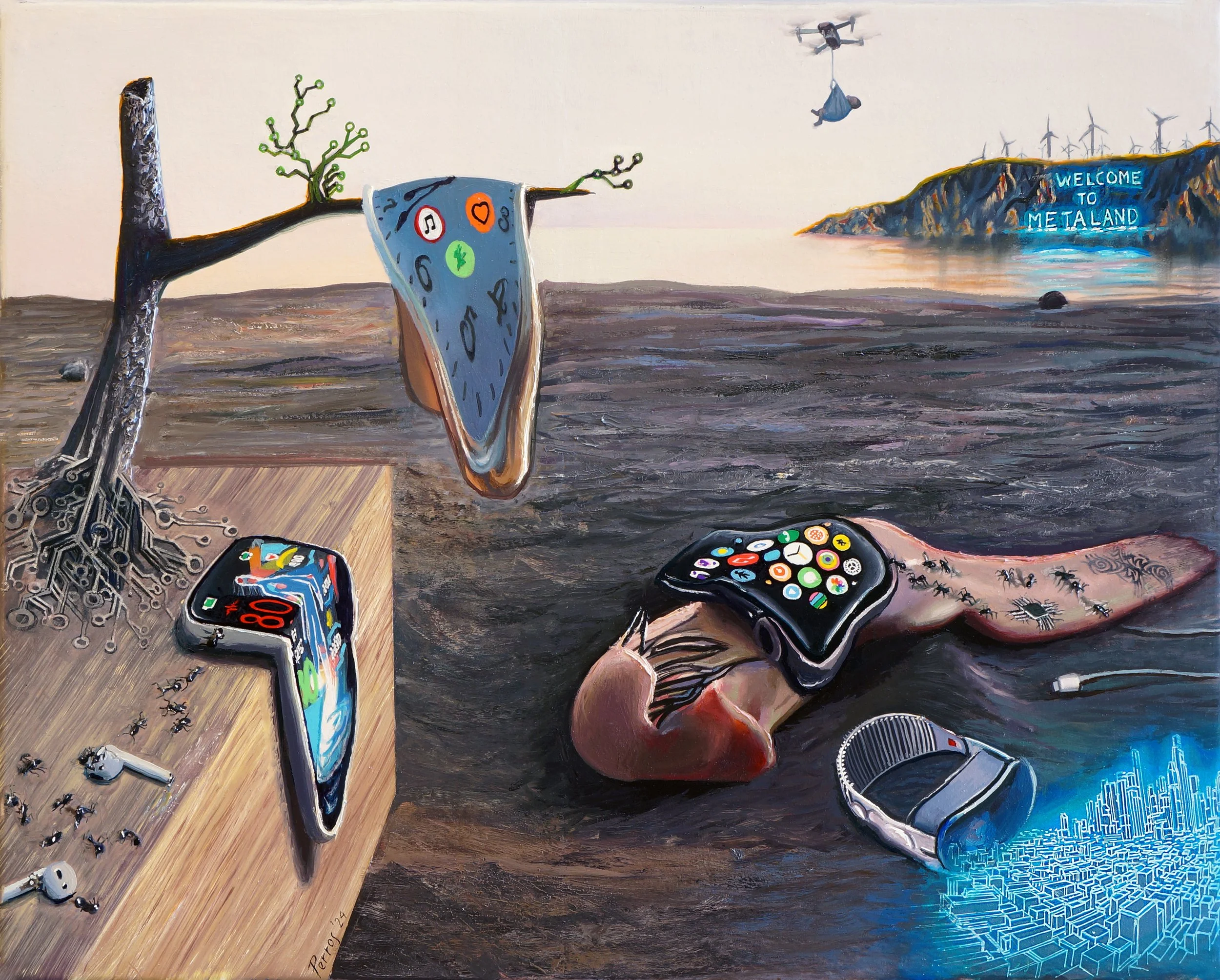 “Meta-Land” – a reference to Salvador Dali