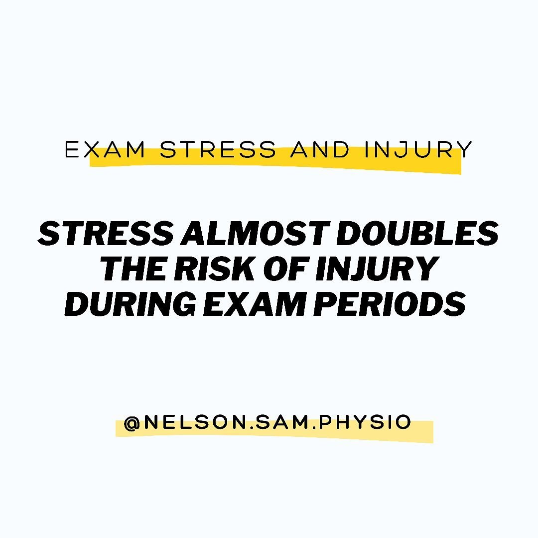 💡𝐄𝐗𝐀𝐌 𝐏𝐄𝐑𝐈𝐎𝐃𝐒 𝐀𝐍𝐃 𝐈𝐍𝐉𝐔𝐑𝐘⁣💡
⁣
Injuries are complex. Often, we talk about physical stress and spikes in workload as a contributor to injury 📈⁣
⁣
But physical stress is not the only factor - things outside of the physical realm ca