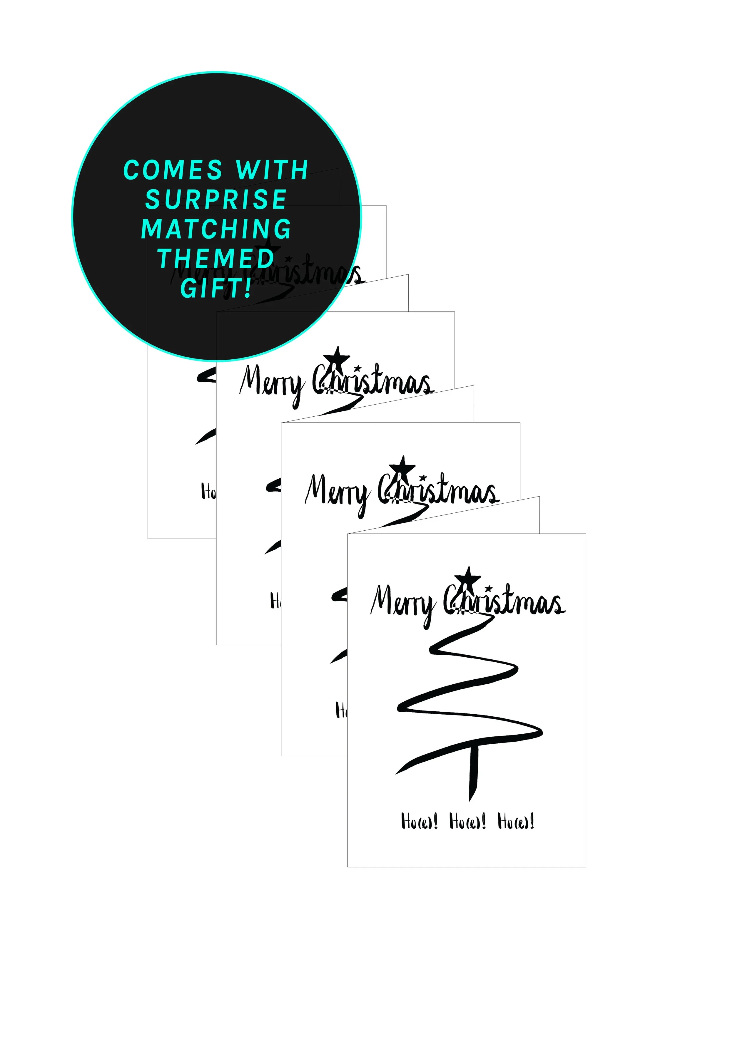 Ho Ho Ho Christmas Card x 4 w note.jpg