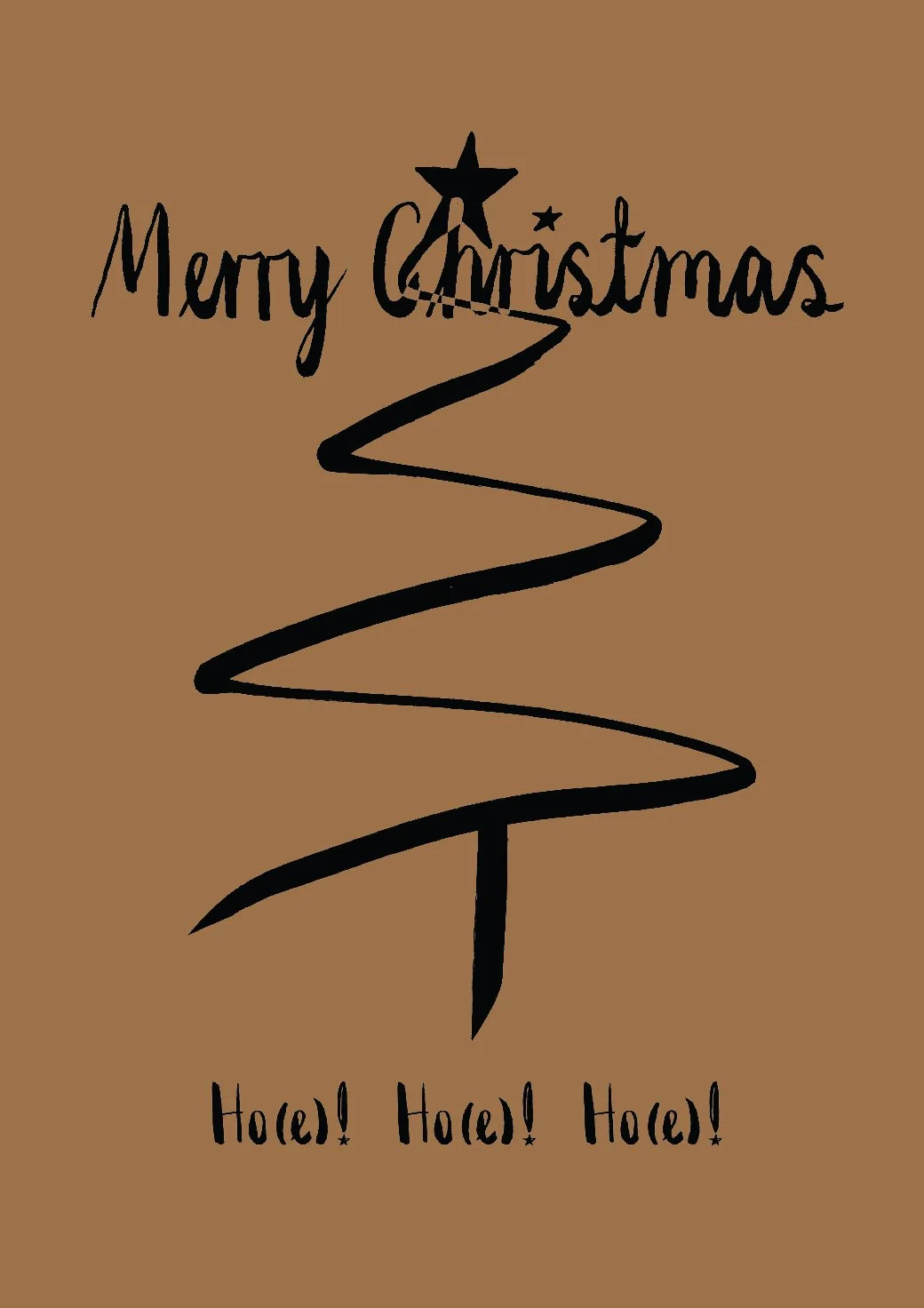 Ho Ho Ho Christmas Card 2 FRONT KRAFT.jpg