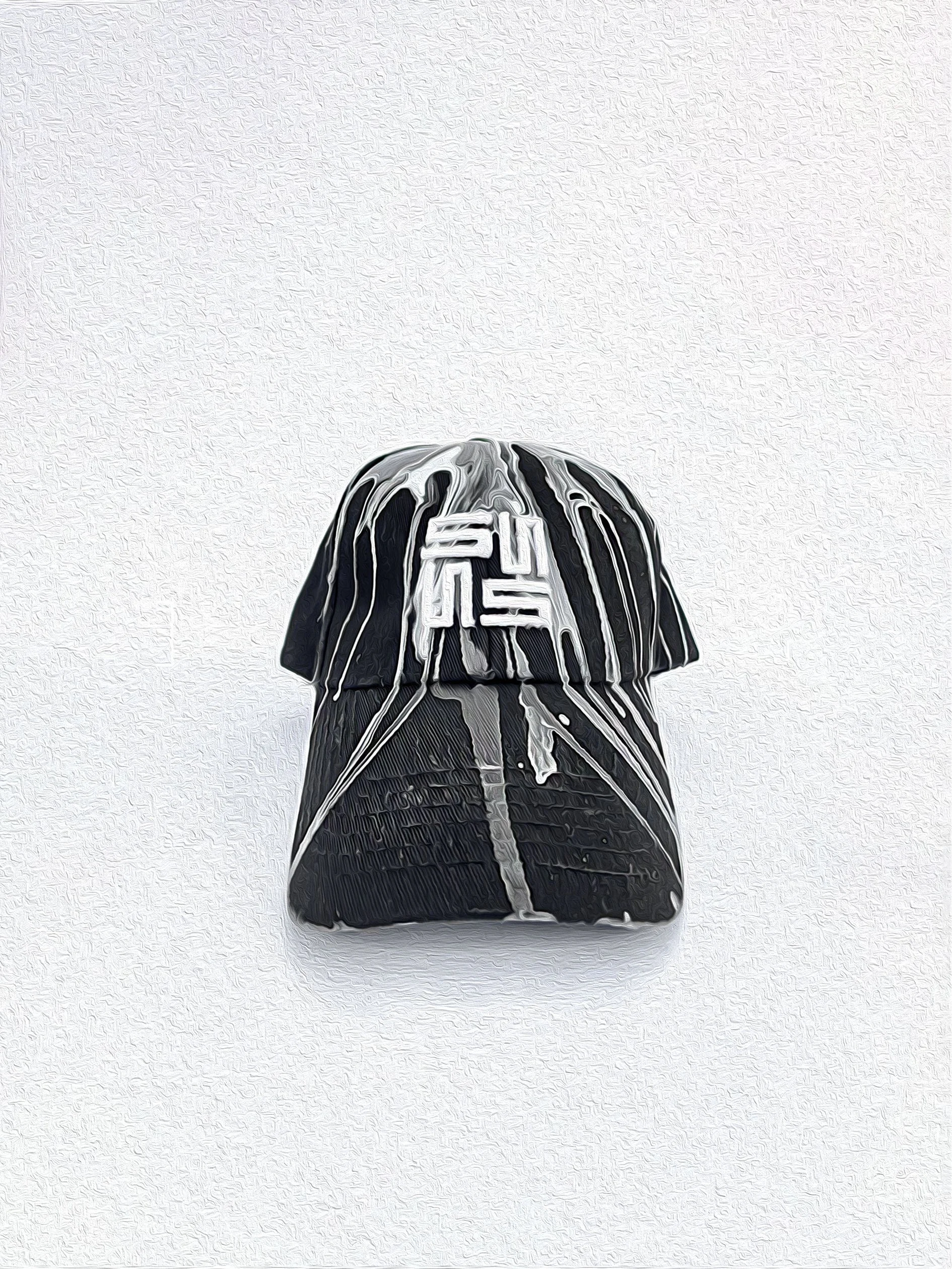 Black Spillage Hat - Oil Front View.jpg