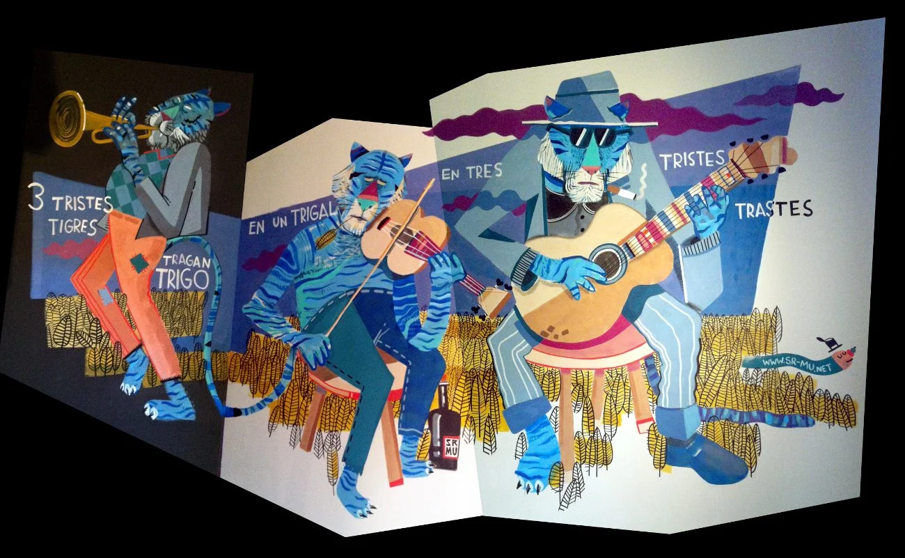 Three Sad Tigers Play The Blues