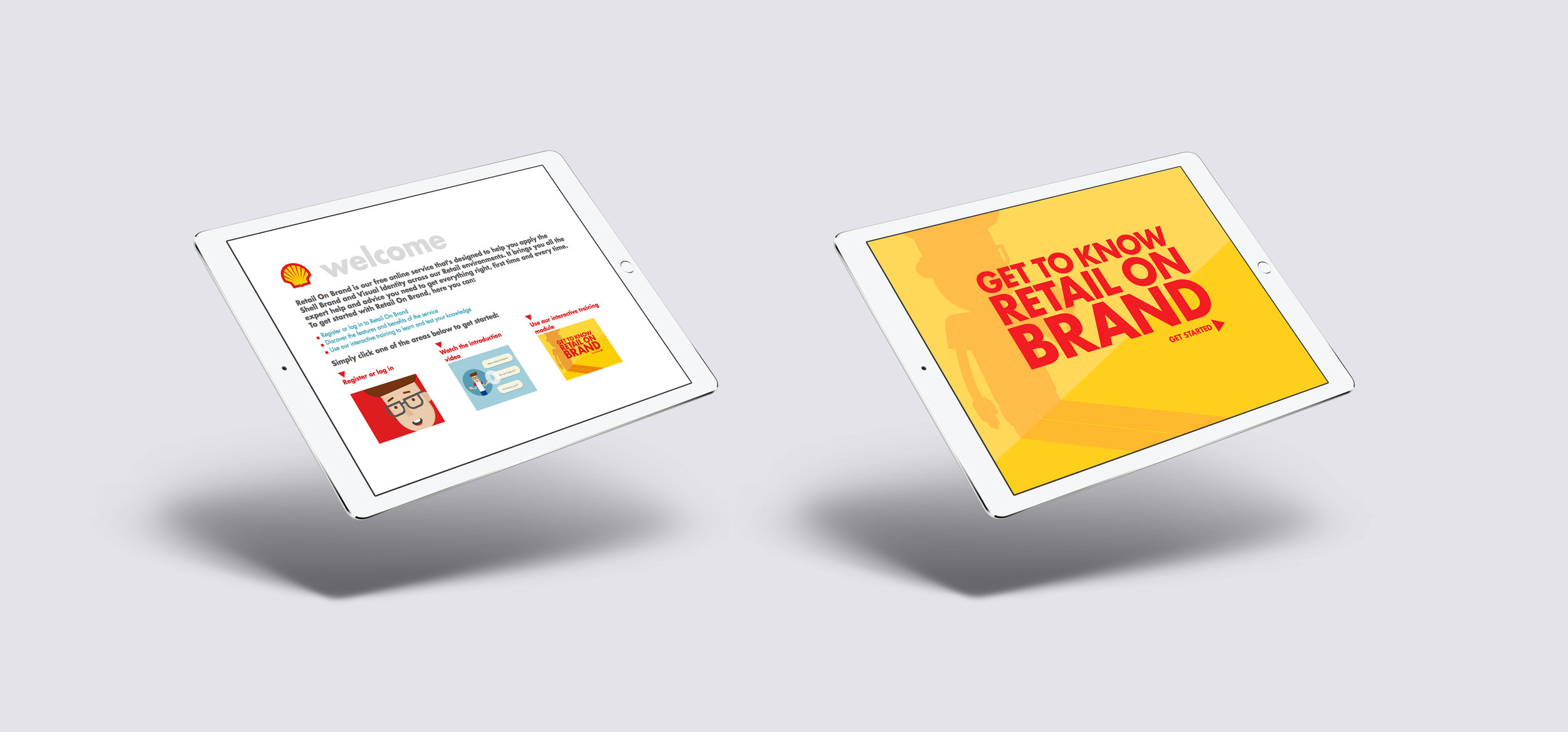 We build an online portal for registration, watching the launch movie and training modules.