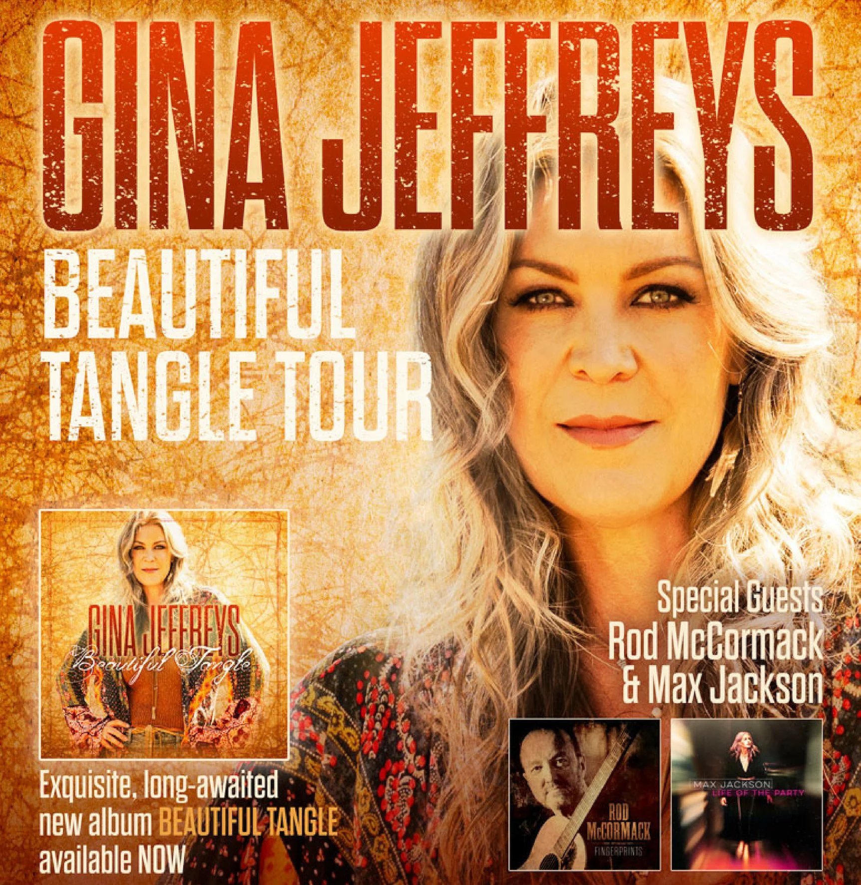 GINA JEFFREYS 'Beautiful Tangle Tour'
