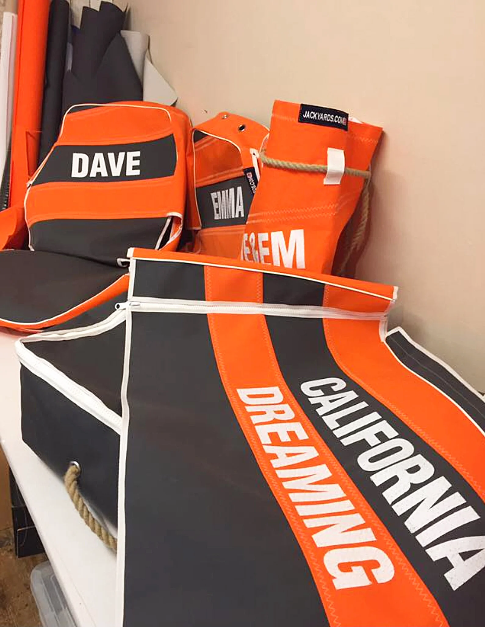 Seat covers and bags