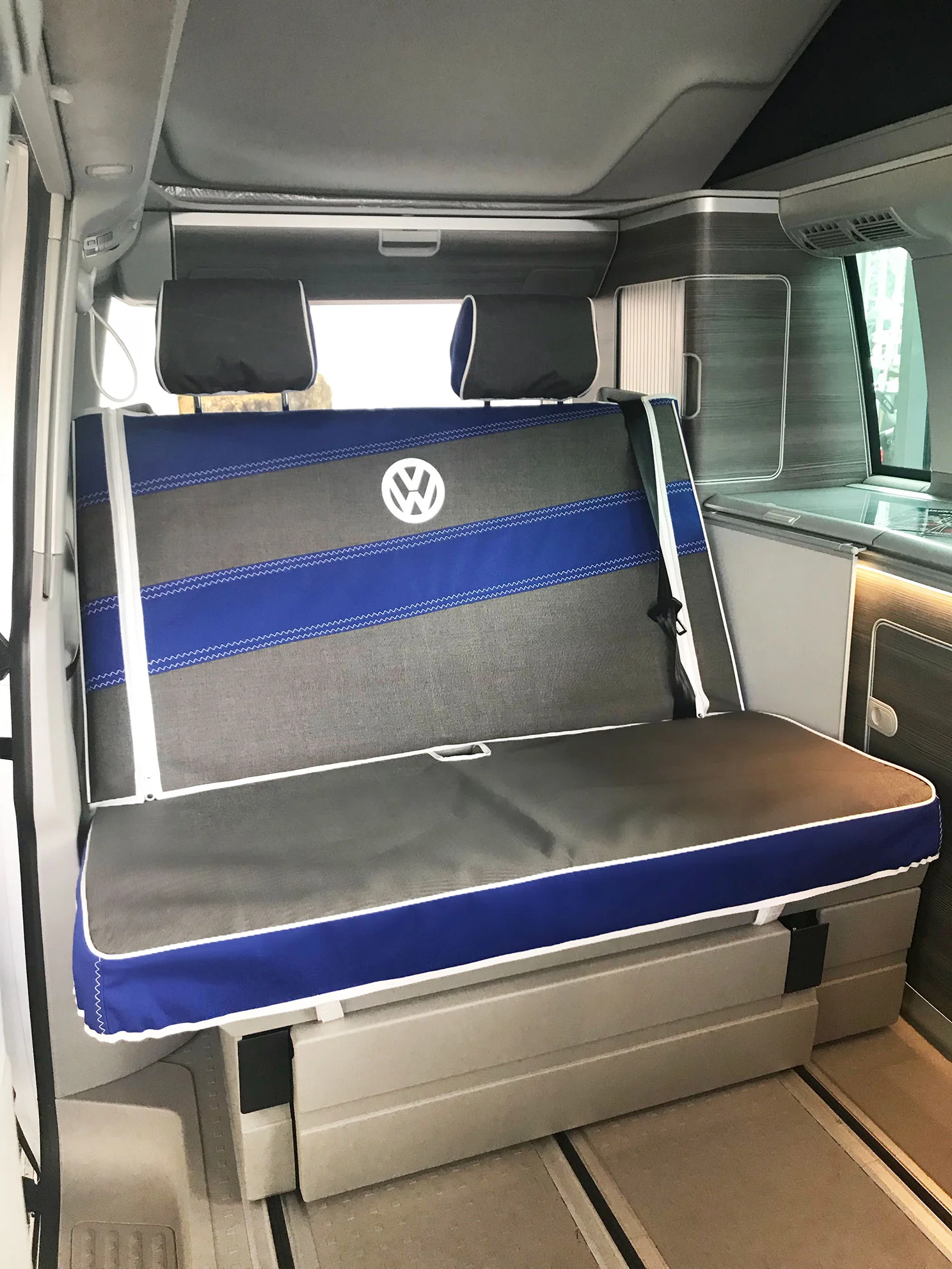 VW California rear double bench seat covers