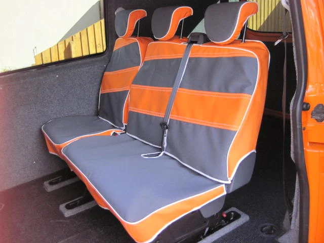 Bespoke rear double and single seat for VW Transporter