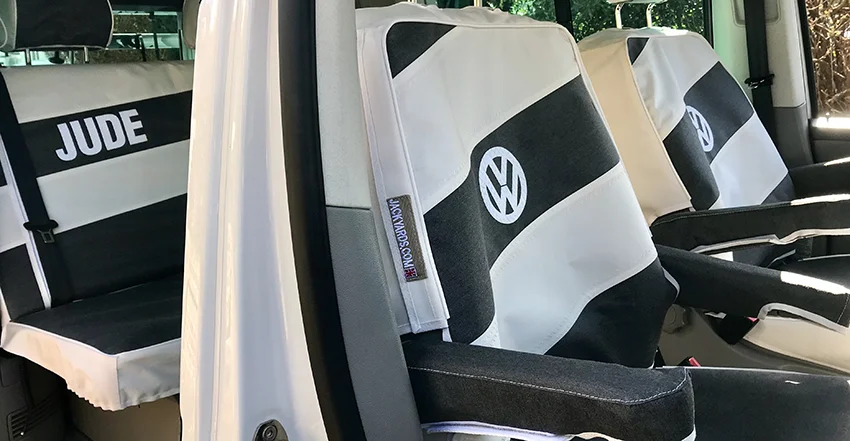 VW Logos and Lettering to personalise your Jackyards seat covers