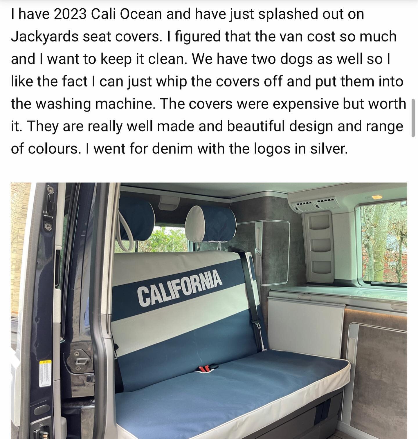 Oh my goodness, have I got some great news to share! One of our fabulous customers just sent in the most amazing testimonial about our Jackyards seat covers, and we couldn't be more thrilled. 🎉

This wonderful lady not only chose a brilliant color c