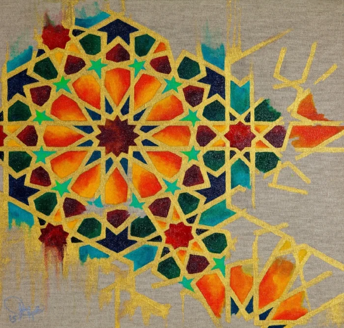  Acrylic on linen  50 X 50 CM 