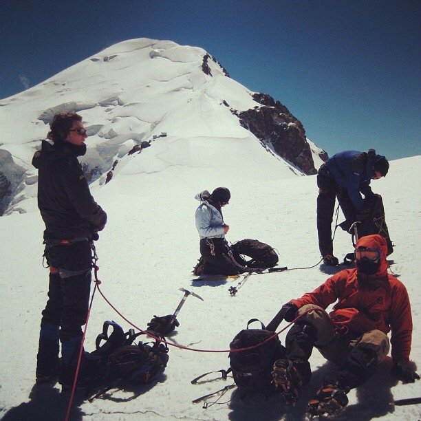 Climbing Mont Blanc 