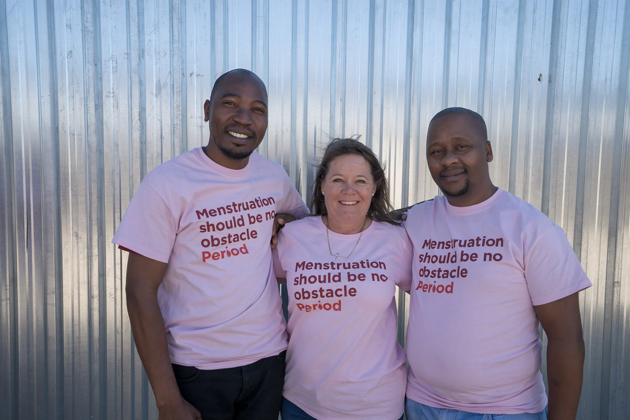 Taps M'nyati Sonke Gender Justice, Susan Barnes Project Dignity, Thulani Velebayi Sonke Gender Justice.