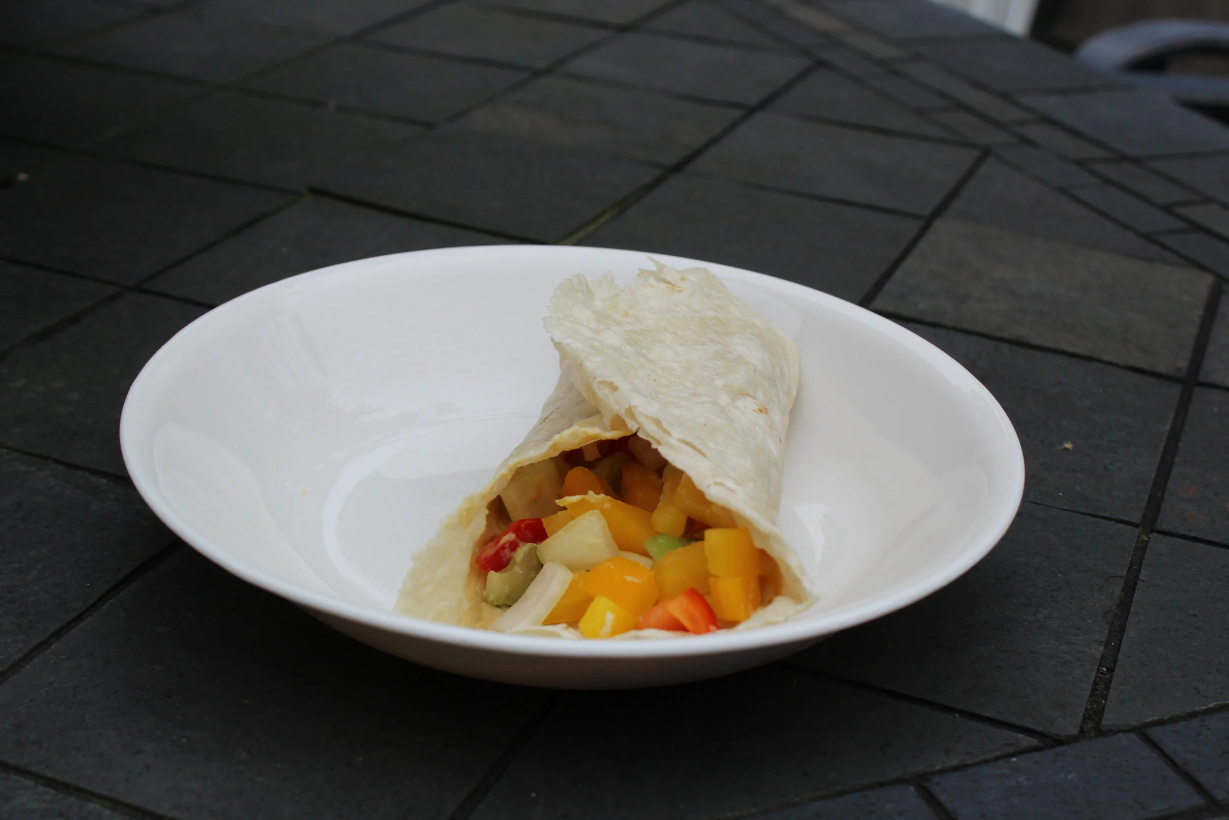 Veggie Hummus Wraps GF, DF, V